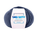 Gomitolo 100% Pura Lana Vergine Merino Extrafine Lana Gatto Linea Super Soft - Tonalità Blu - Blu - 5522 - Gomitolo