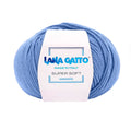 Gomitolo 100% Pura Lana Vergine Merino Extrafine Lana Gatto Linea Super Soft - Tonalità Blu - Azzurro - 14341 - Gomitolo