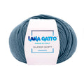 Gomitolo 100% Pura Lana Vergine Merino Extrafine Lana Gatto Linea Super Soft - Tonalità Blu - Blu - 14641 - Gomitolo