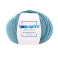 Gomitolo 100% Pura Lana Vergine Merino Extrafine Lana Gatto Linea Super Soft - Tonalità Blu - Azzurro - 14607 - Gomitolo