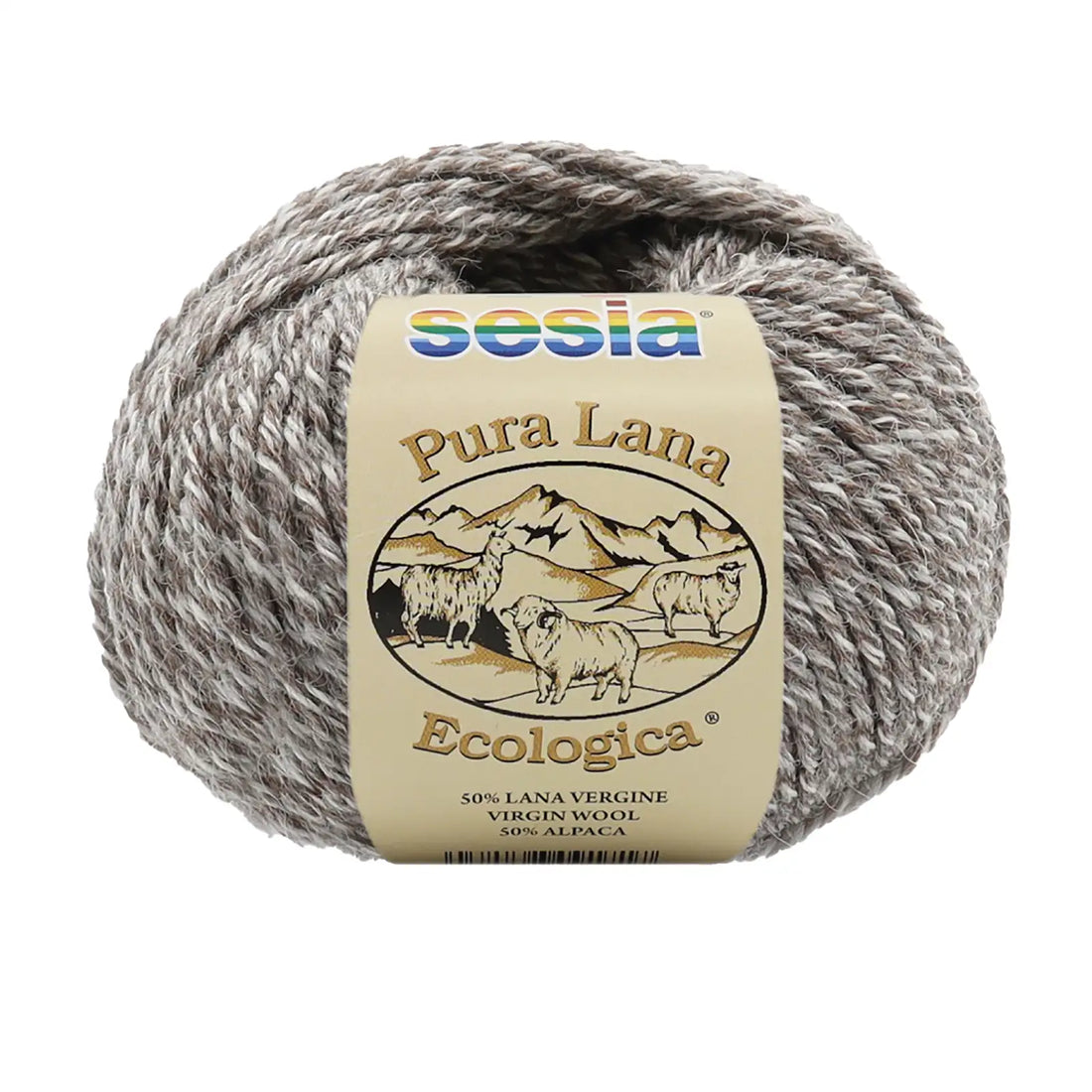 Gomitolo Lana Ecologica, Sesia - Tonalità Mouliné